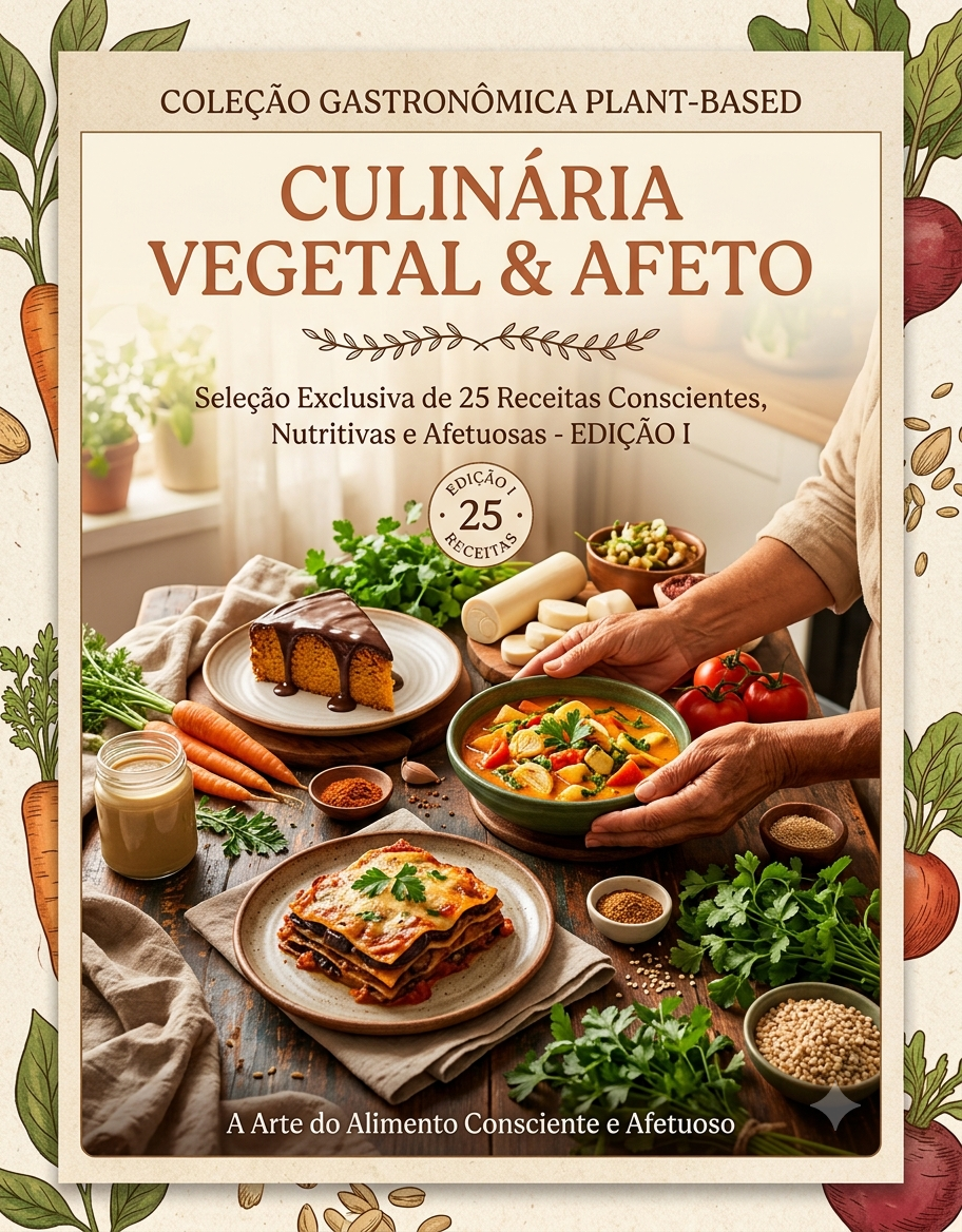 Capa do livro Culinária Vegetal & Afeto